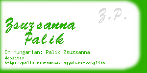 zsuzsanna palik business card